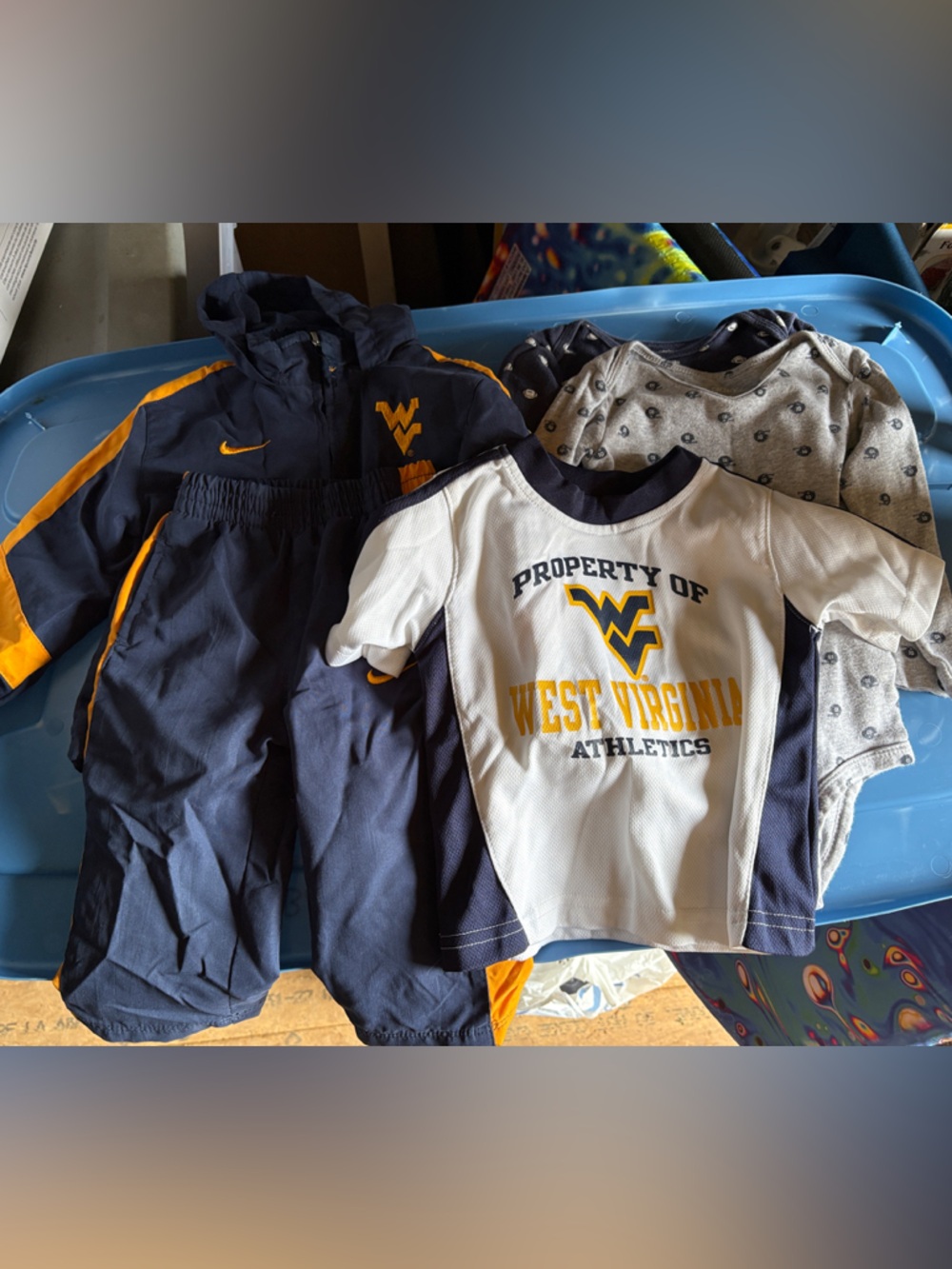 Mountaineers Kids Navy & Gold Athletic Set